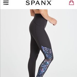 SPANX Booty Boost Active Colorblocked leggings